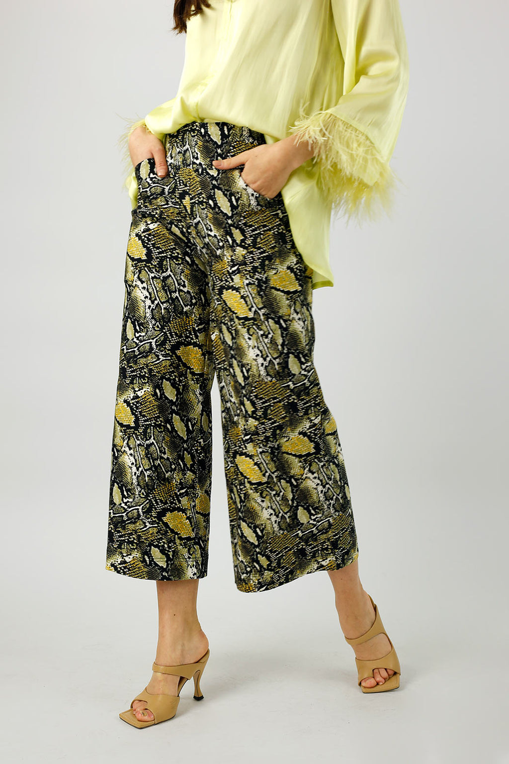 Snake Bengaline Jet Culotte - Final Sale
