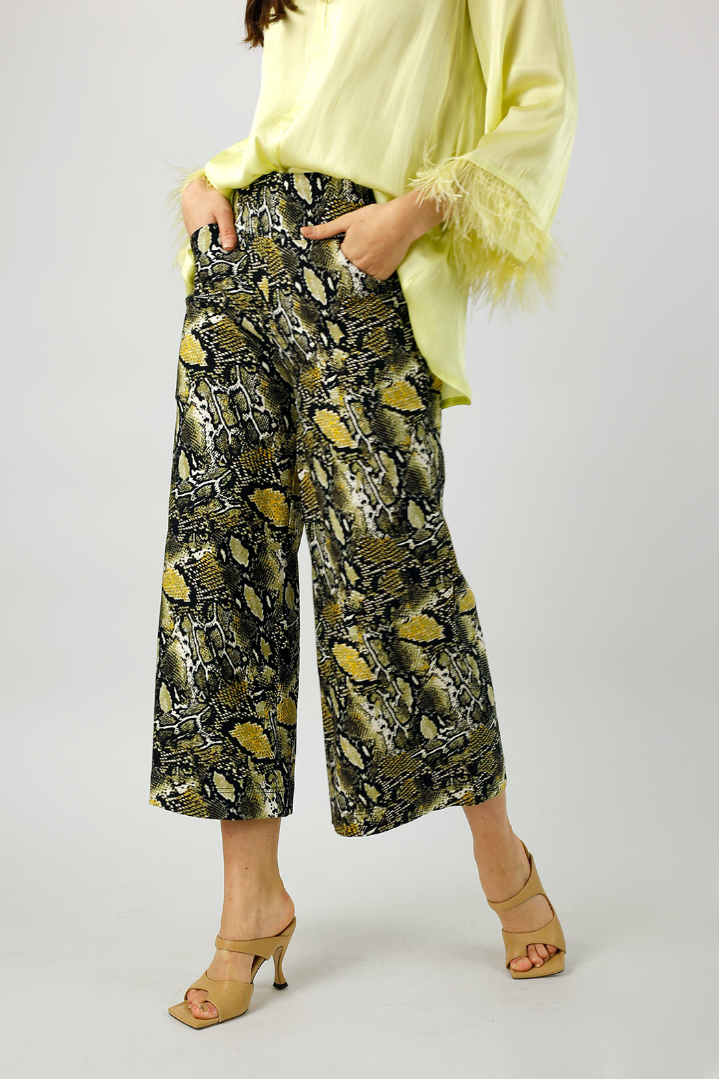 Snake Bengaline Jet Culotte - Final Sale