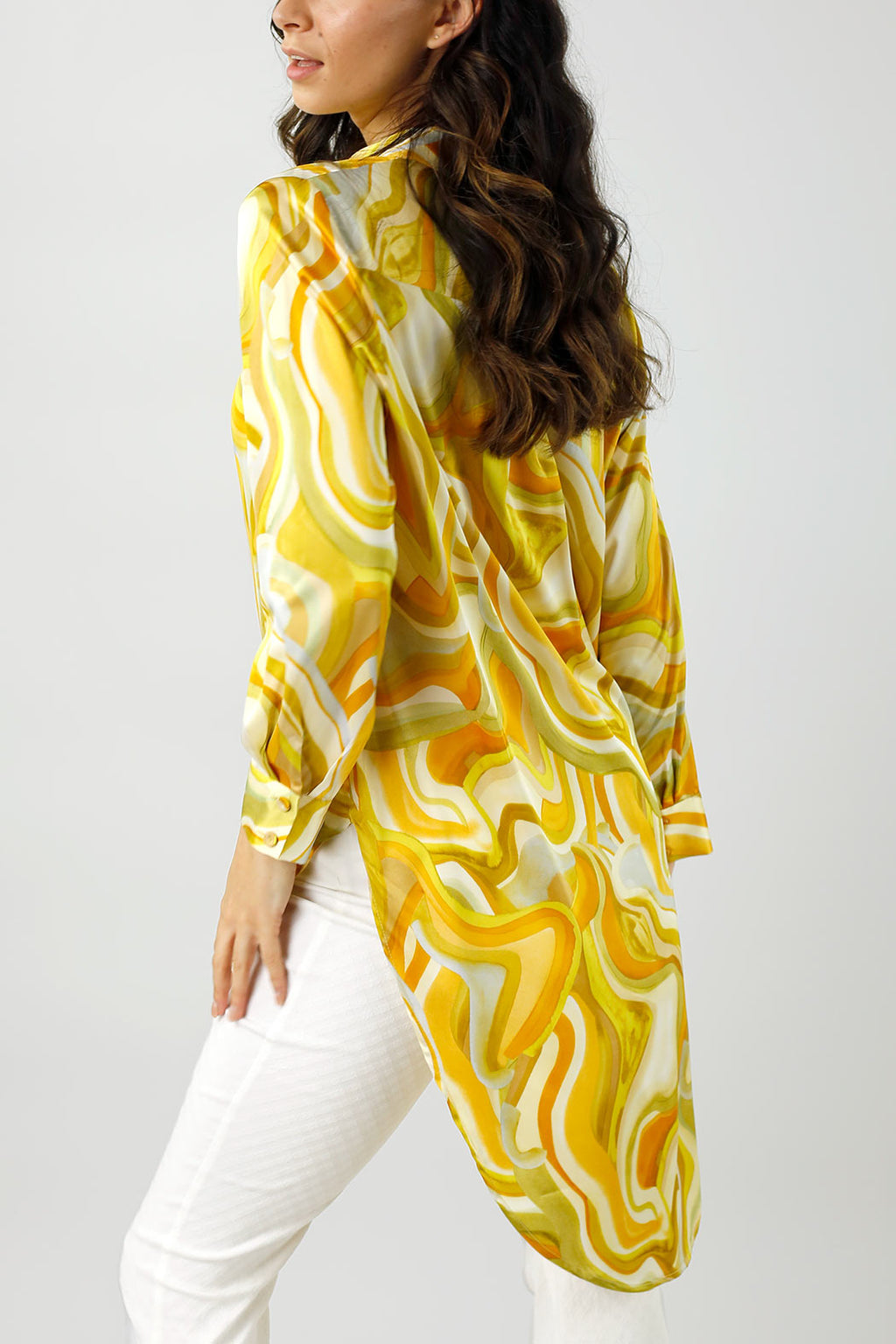Yellow Boyfriend Maxi Shirt - Sale