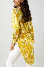 Yellow Boyfriend Maxi Shirt - Sale