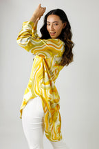 Yellow Boyfriend Maxi Shirt - Sale