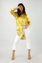 Yellow Boyfriend Maxi Shirt - Sale