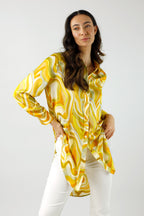 Yellow Boyfriend Maxi Shirt - Sale