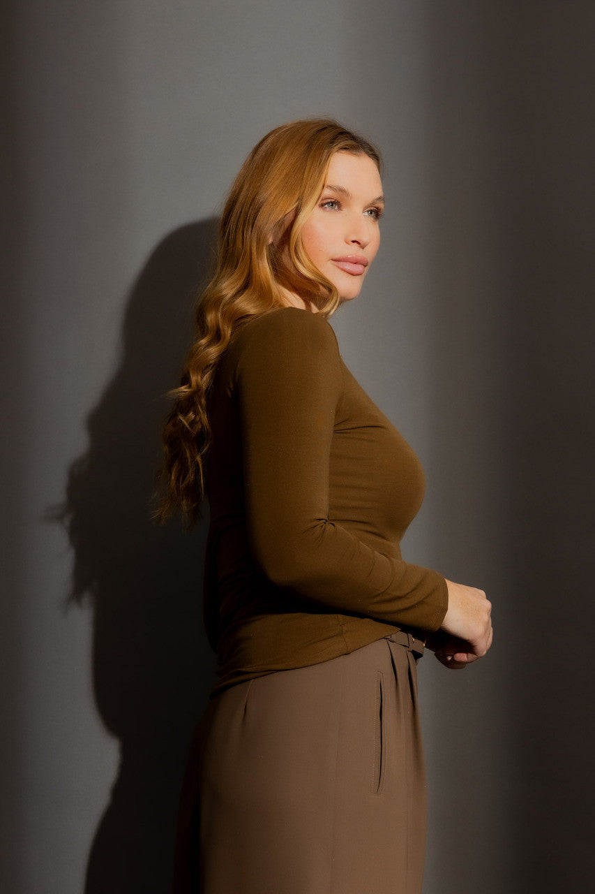 Cocoa Tencel Lust Top